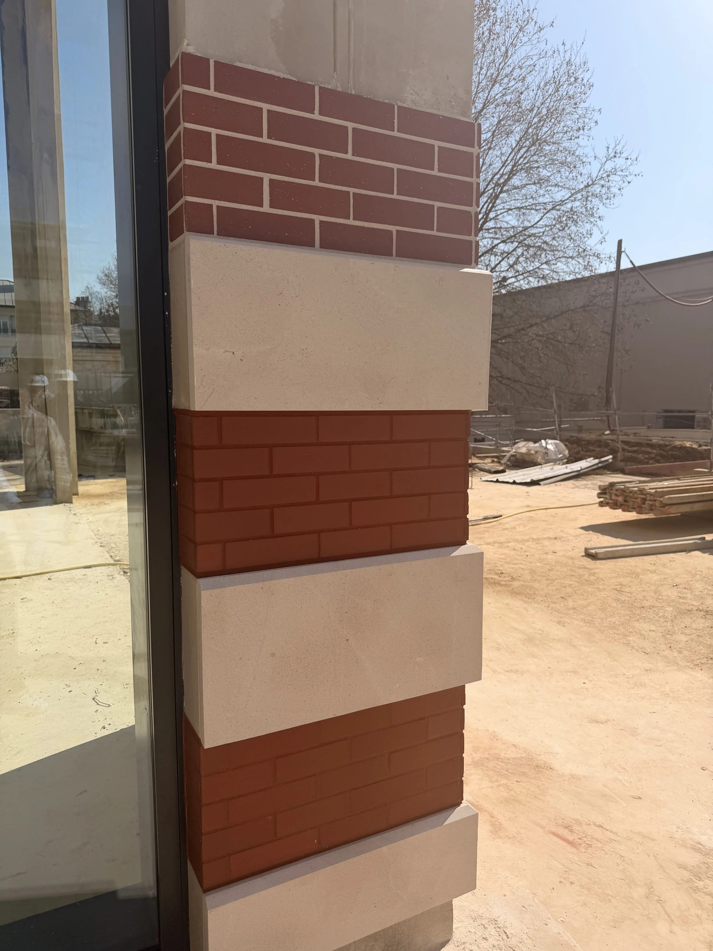 Réalisation des temoins de façade