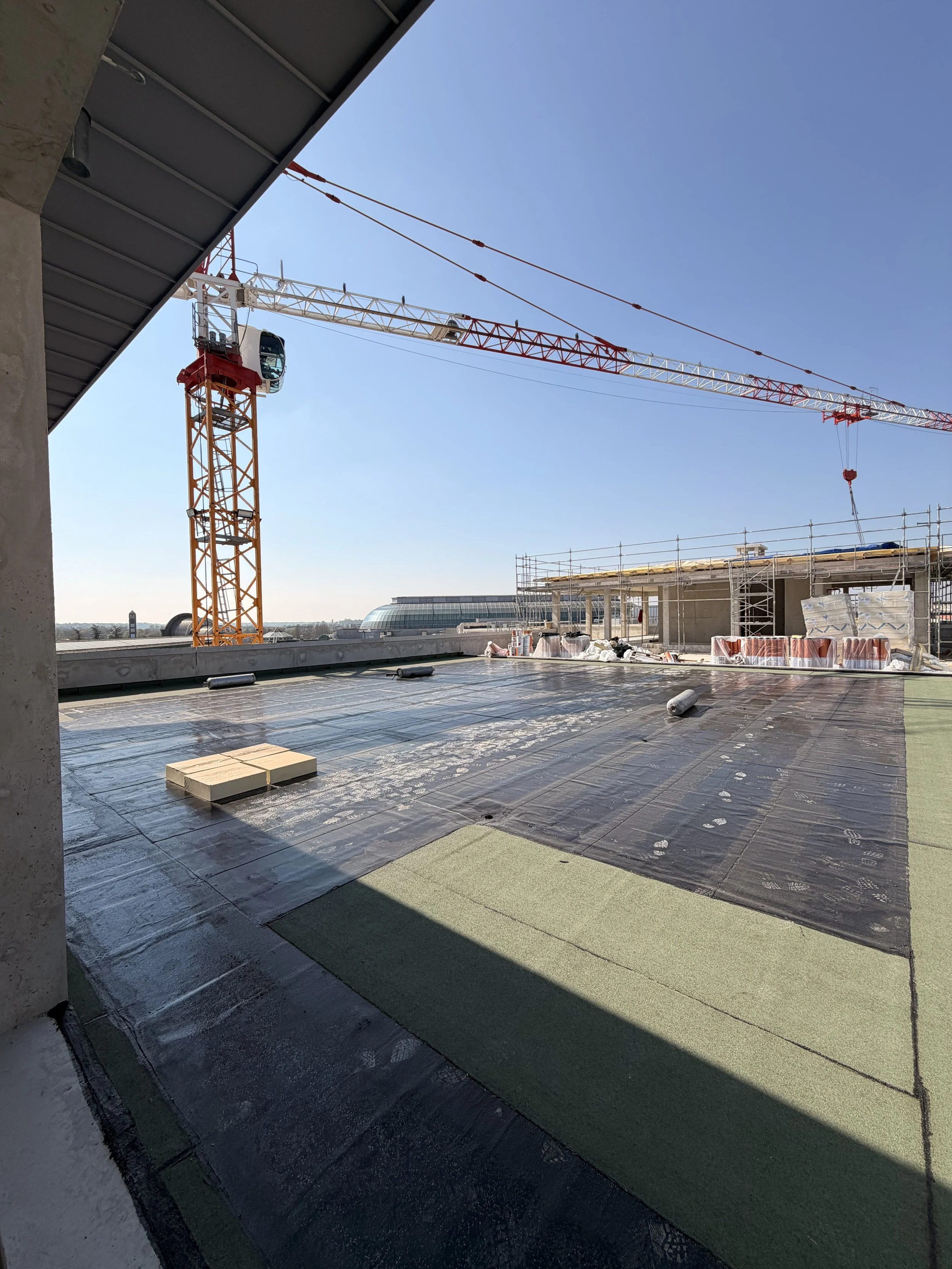 Achèvement de l'étanchéité