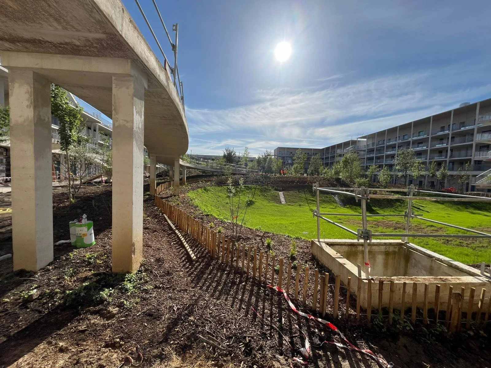Réalisation des espaces verts