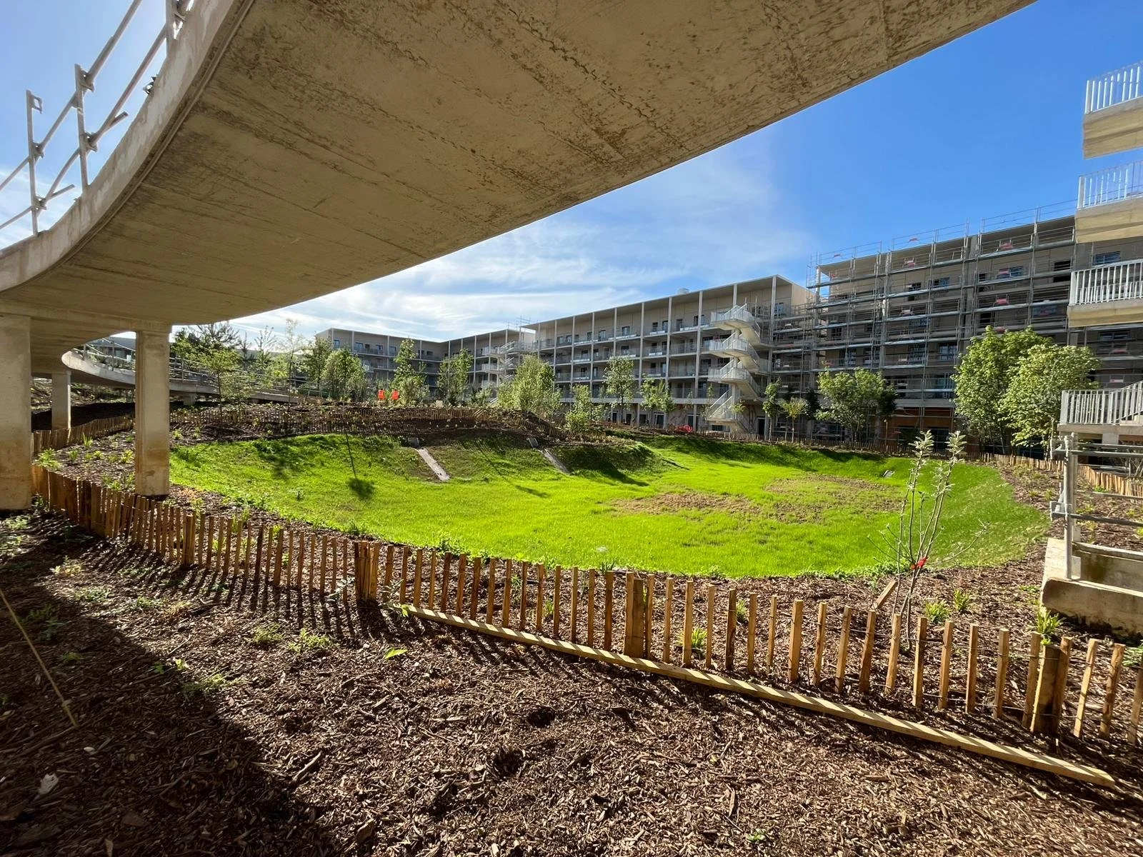 Réalisation des espaces verts