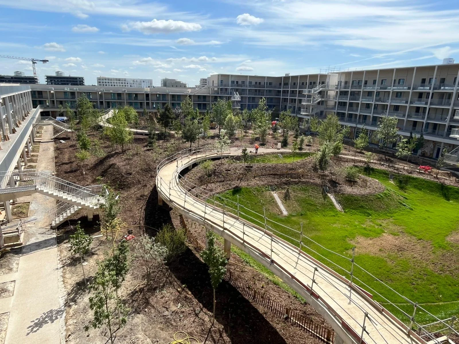 Réalisation des espaces verts
