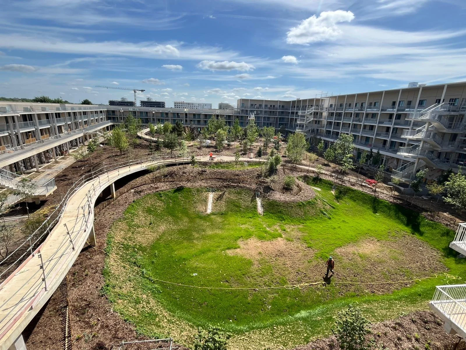 Réalisation des espaces verts