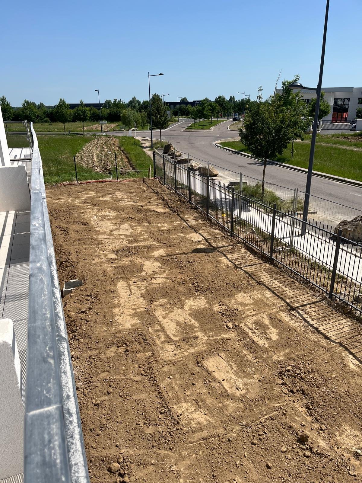Démarrage des travaux d'espace vert