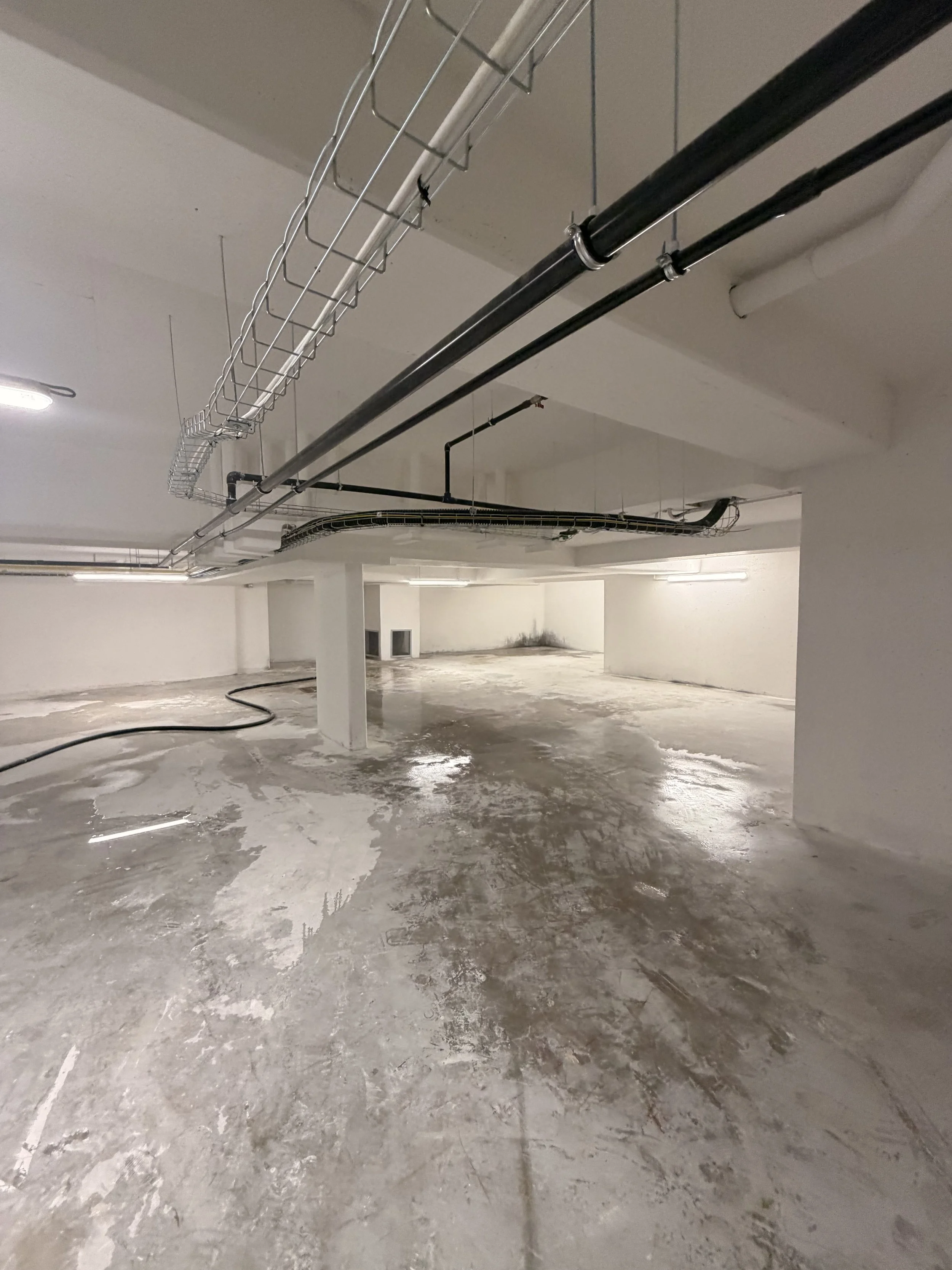 Mise en peinture des parkings en sous sol