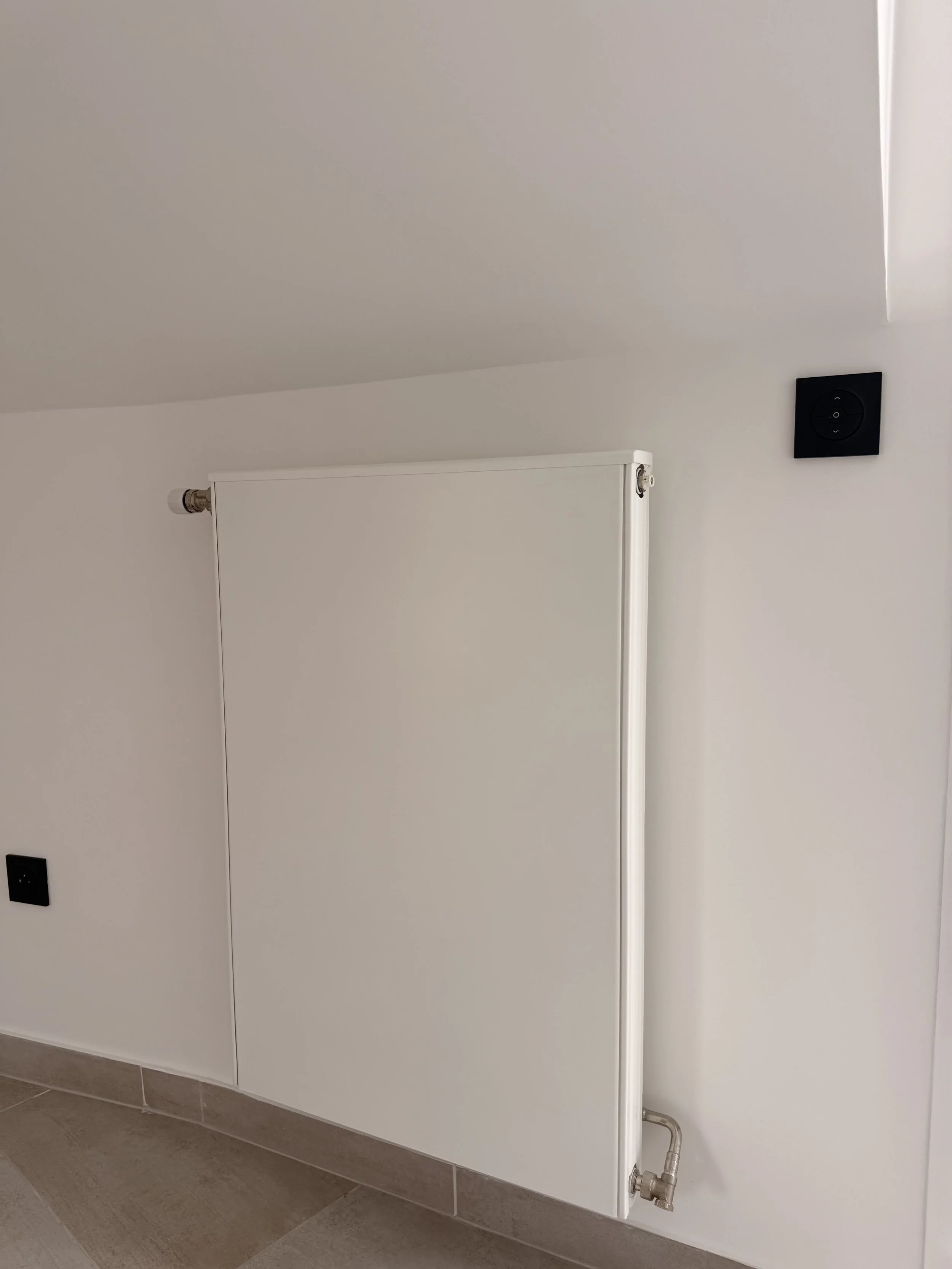 Radiateur avec surface plane
