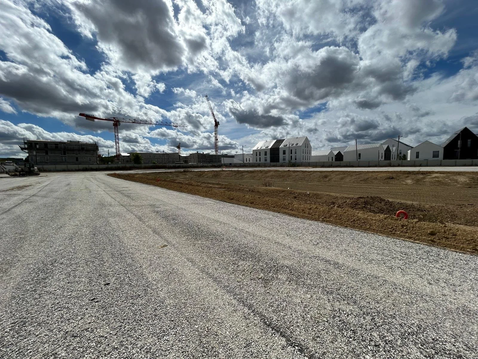 Traitement à la chaux des plateformes