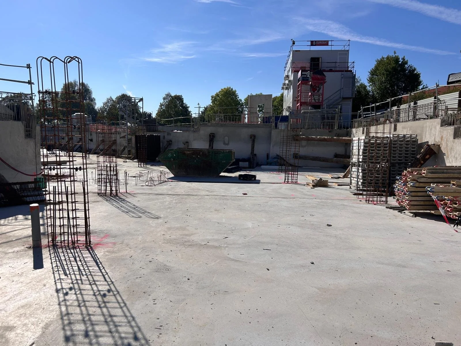 Coulage de la dalle du sous sol