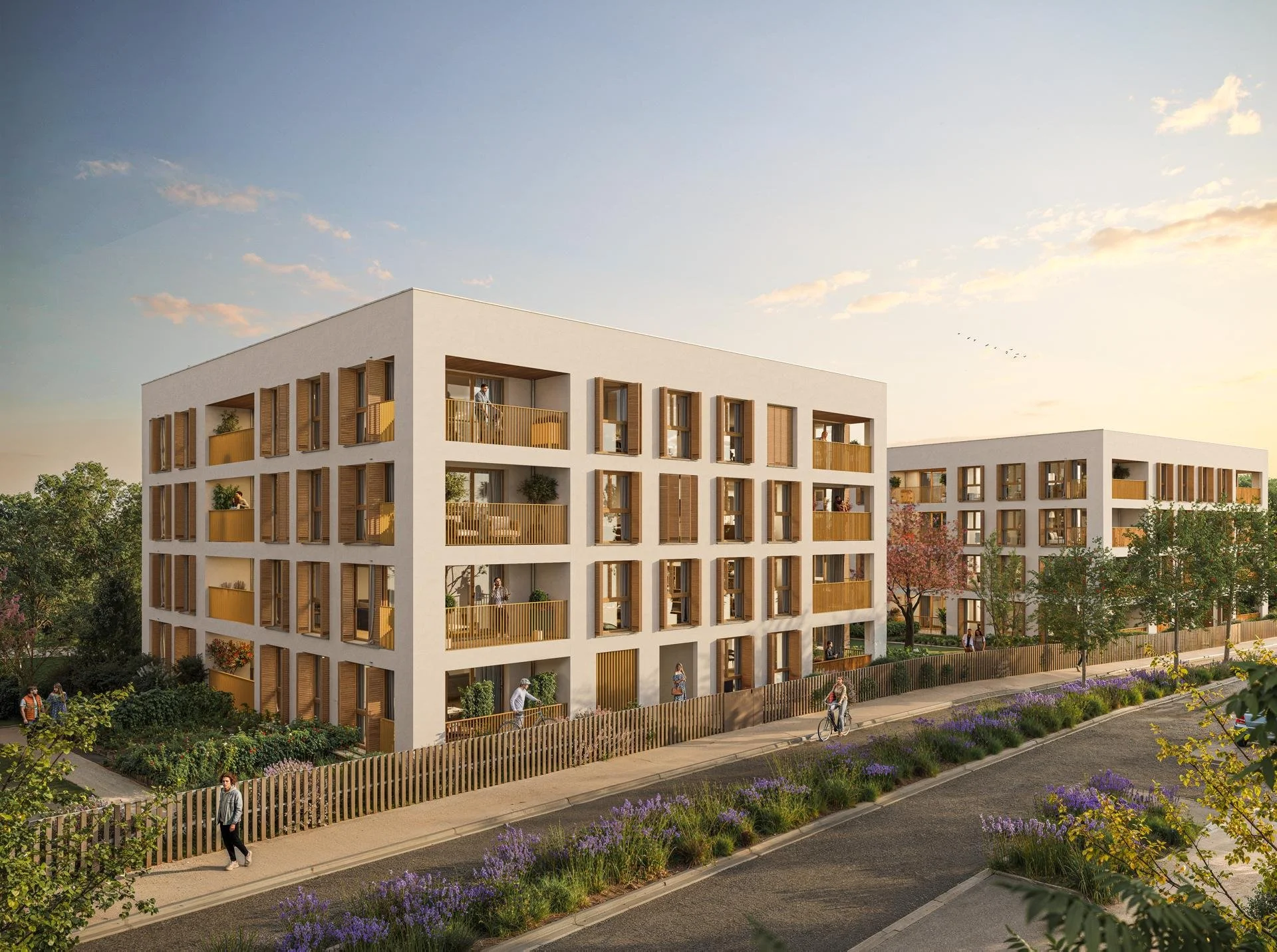VISUALISATION 3D DE LA FUTURE RÉSIDENCE GREEN VALLEY