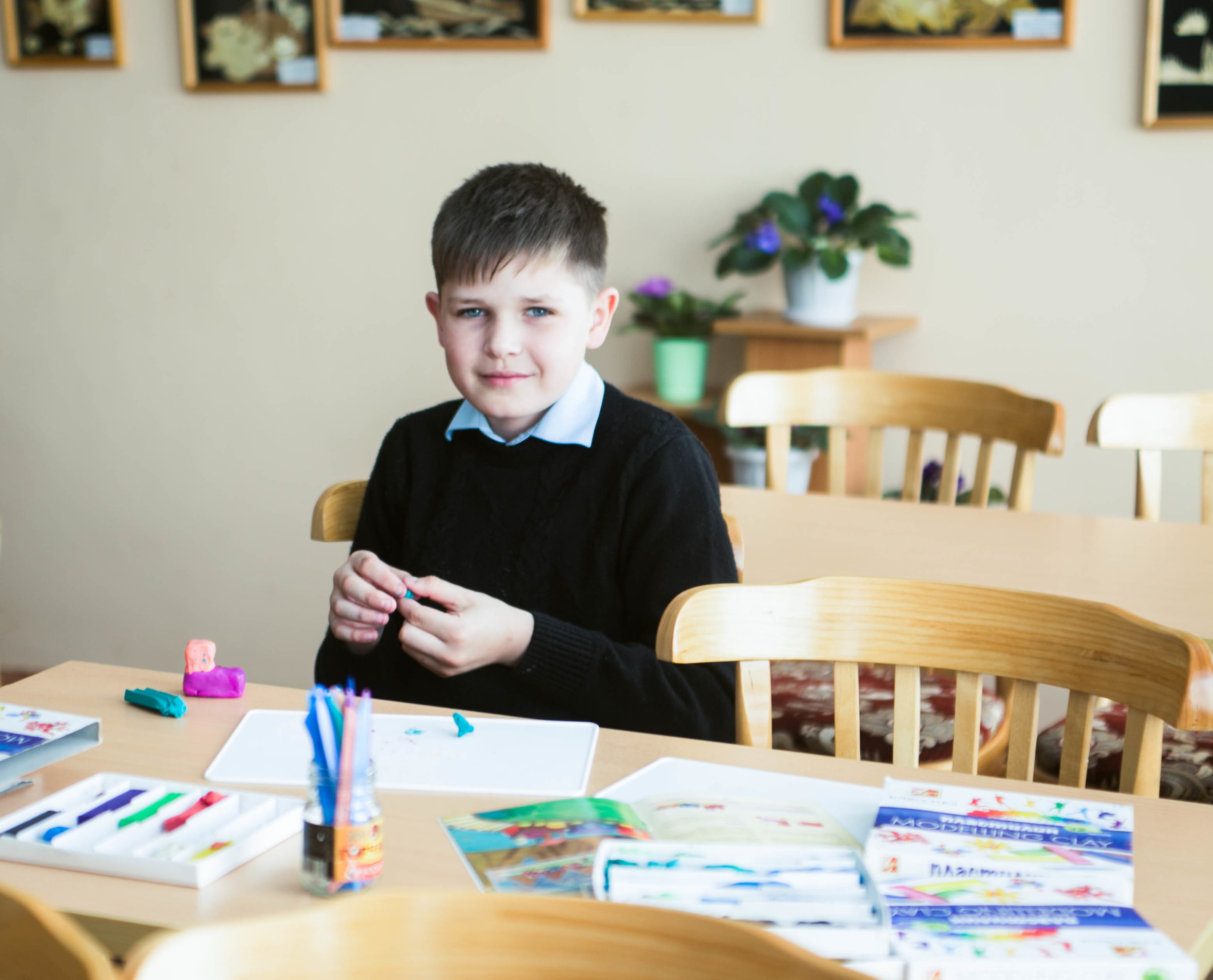 We fund arts & creative activities for children in Safonovo Orphanage