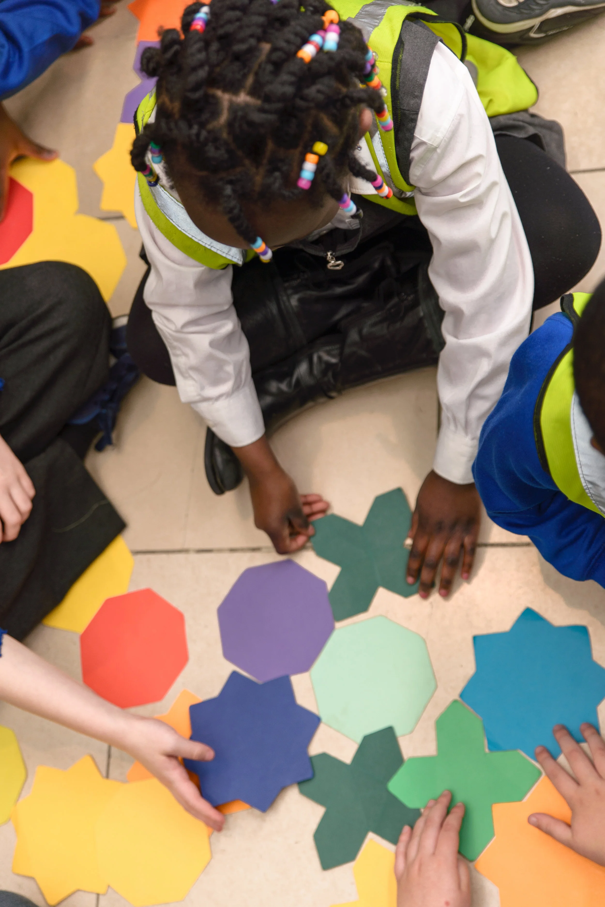 We are helping the V&A to provide activities for pupils with special needs