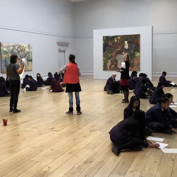 Pupils from South London have started workshops at South London Gallery curated by Children & the Arts Charity and funded by ArtSocial Foundation 