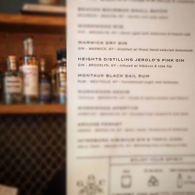 We're extremely honored to be featured on the spirits menu of @greatsofcraftnyc on 1st Ave in Manhattan. They're a brand new Midtown East bar that's doing it right with New York booze featured front and center!

Drop by and grab a drink! It's hot out
