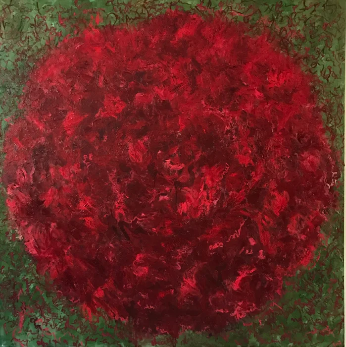 Peony, 2018, oil on linen, 170 x 170cm