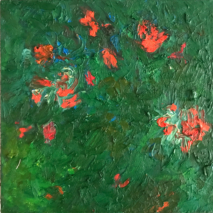 Specks of Hope, 2016, oil on linen, 30 cm x 30 cm
