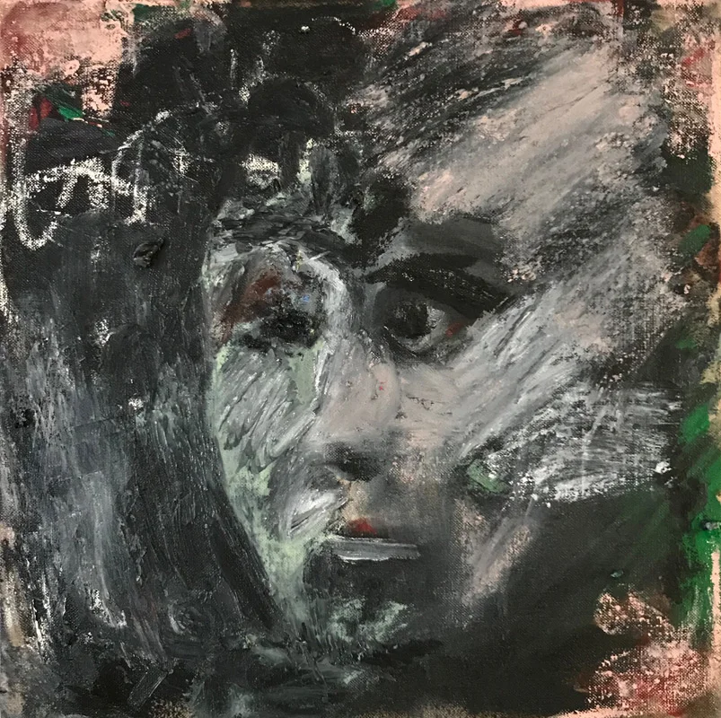 Camille, Sometimes, 2017, oil on linen, 30 cm x 30 cm