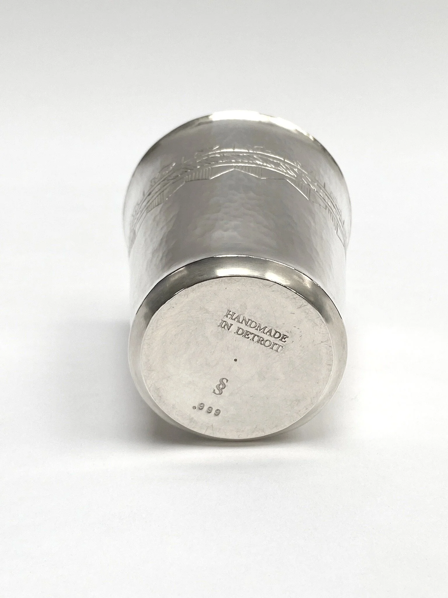 Handmade Silver Kiddush Cup