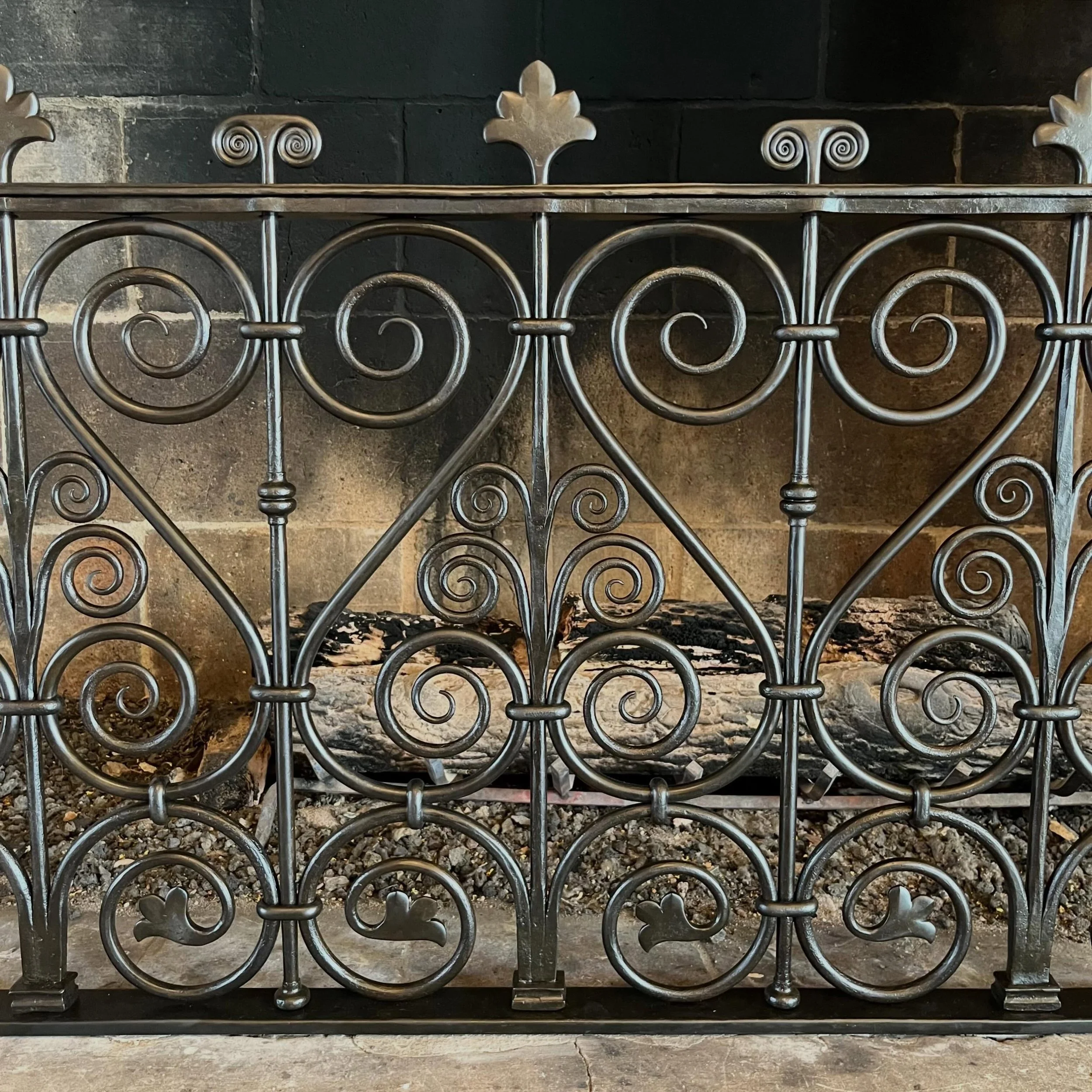Our recently completed 2nd firescreen (of 3) for the @gpwarmemorial . The 1910 house for Russell Alger Jr., was designed by New York architect Charles Platt. Once a private home, it now serves a public function as a community center and memorial site