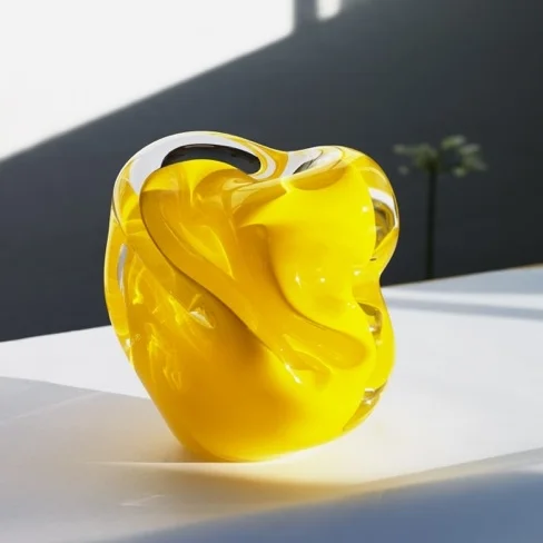 Anmorph glass, yellow