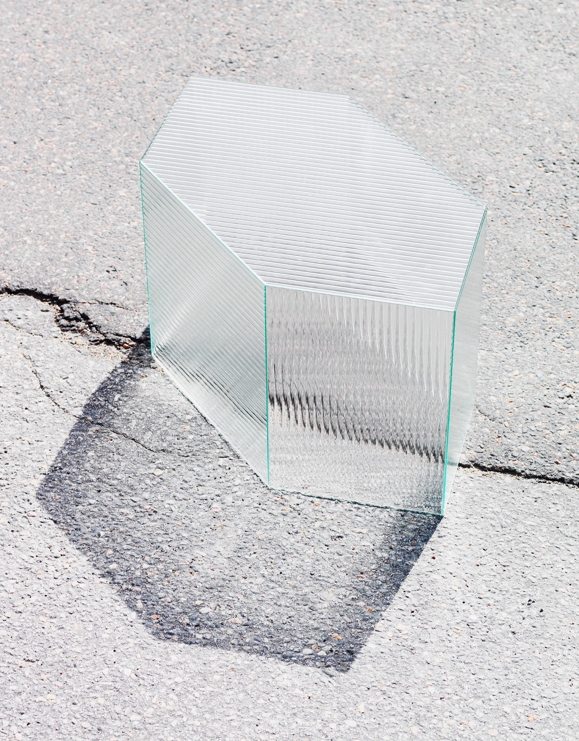 Reeded glass