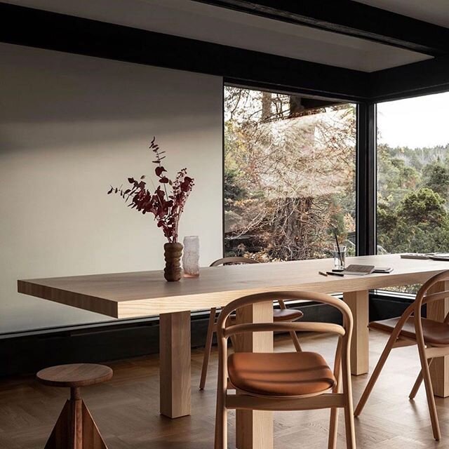 #repost Nice scene by @maandpartners with the Udon chairs I designed for @hem in good company with Max table by @maxlamb_  and All wood rocket stool by @karolinefesser