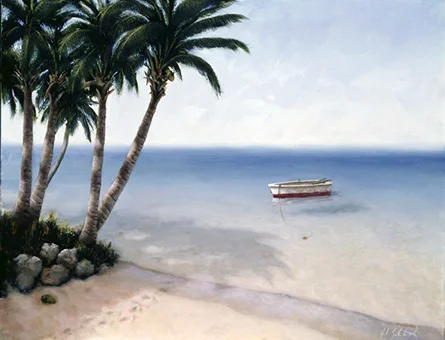 Island Escape, 22" x 28"