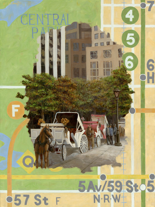 Central Park South, 30" x 40"