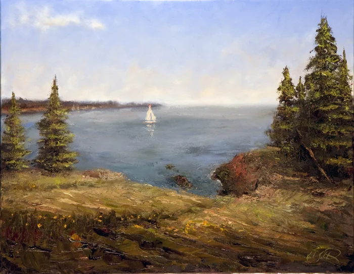 Coastal Maine, 22" x 28"