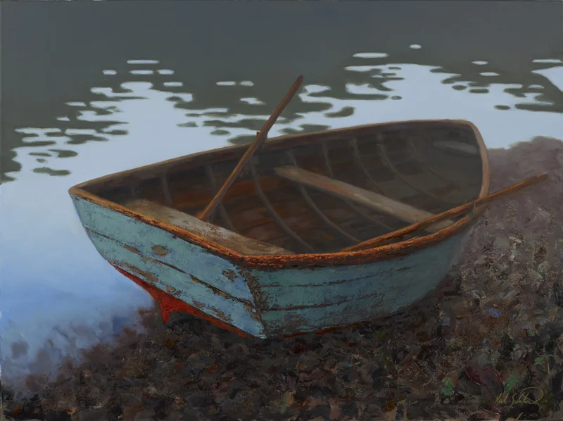Lake Boat, 30" x 40"