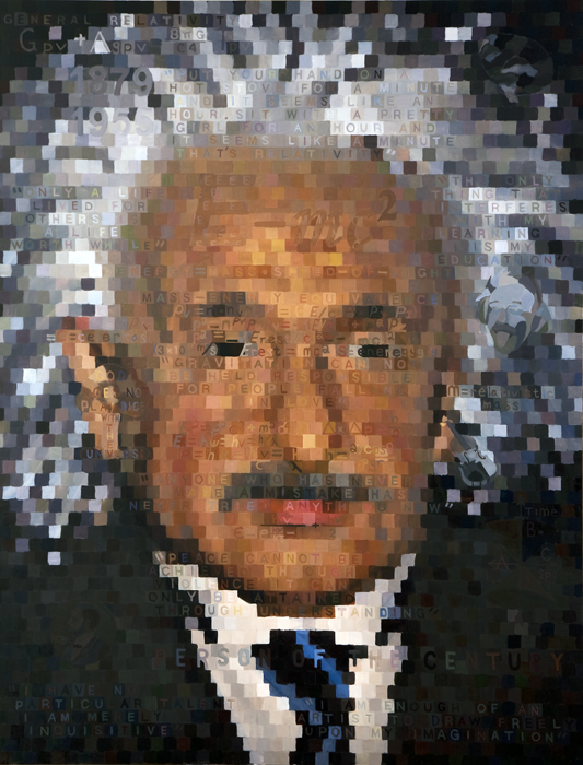 Einstein's Table of Elements, 67" x 87"