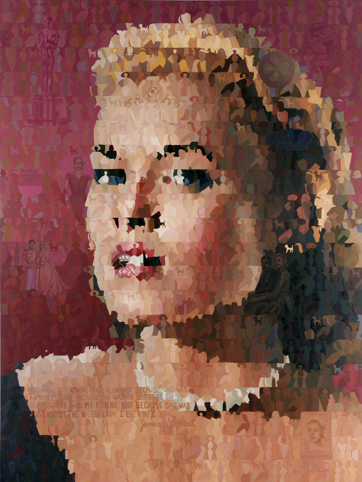 Grace Kelly, 60" x 80"