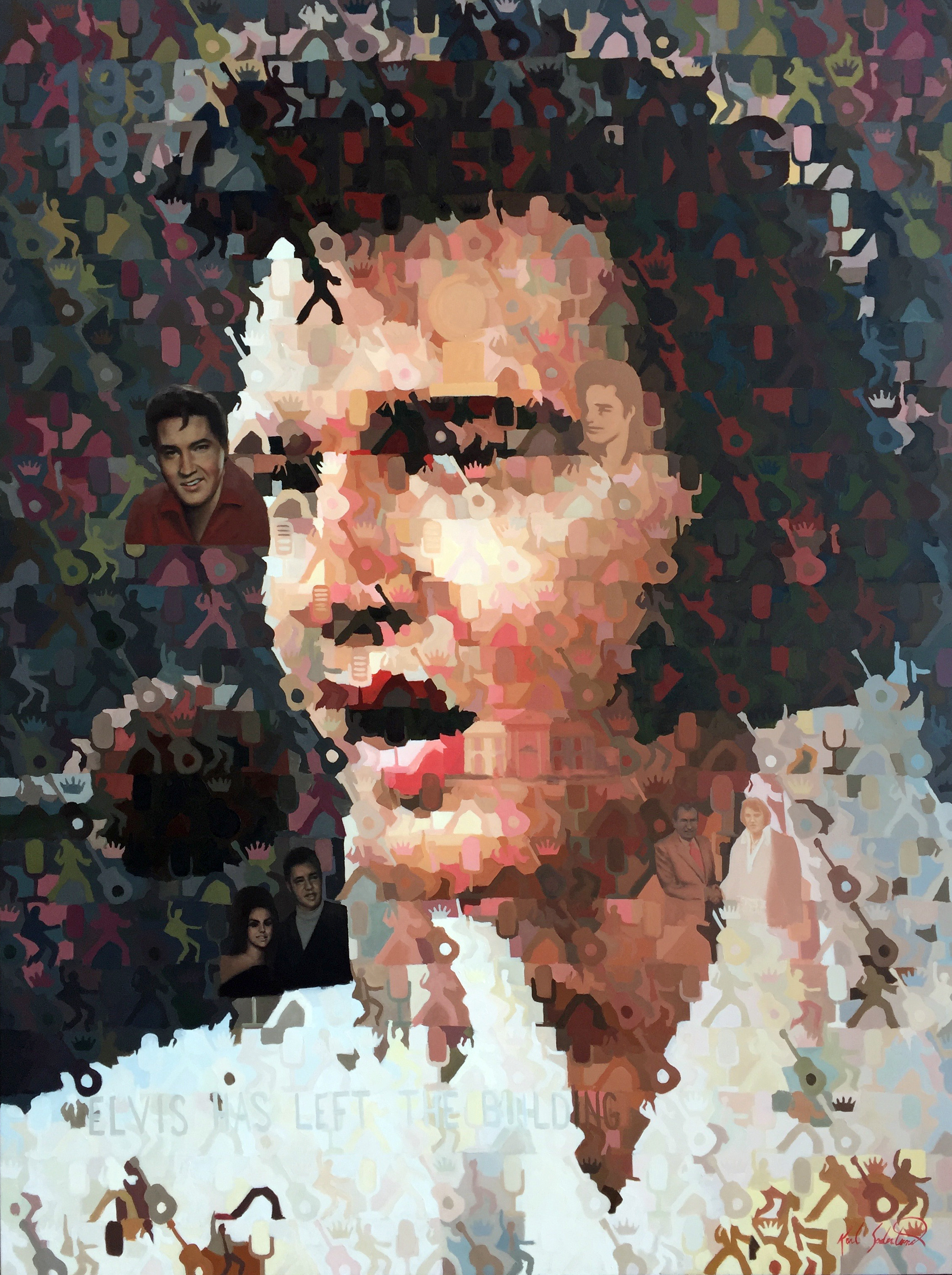 ELVIS, 80" x 60"