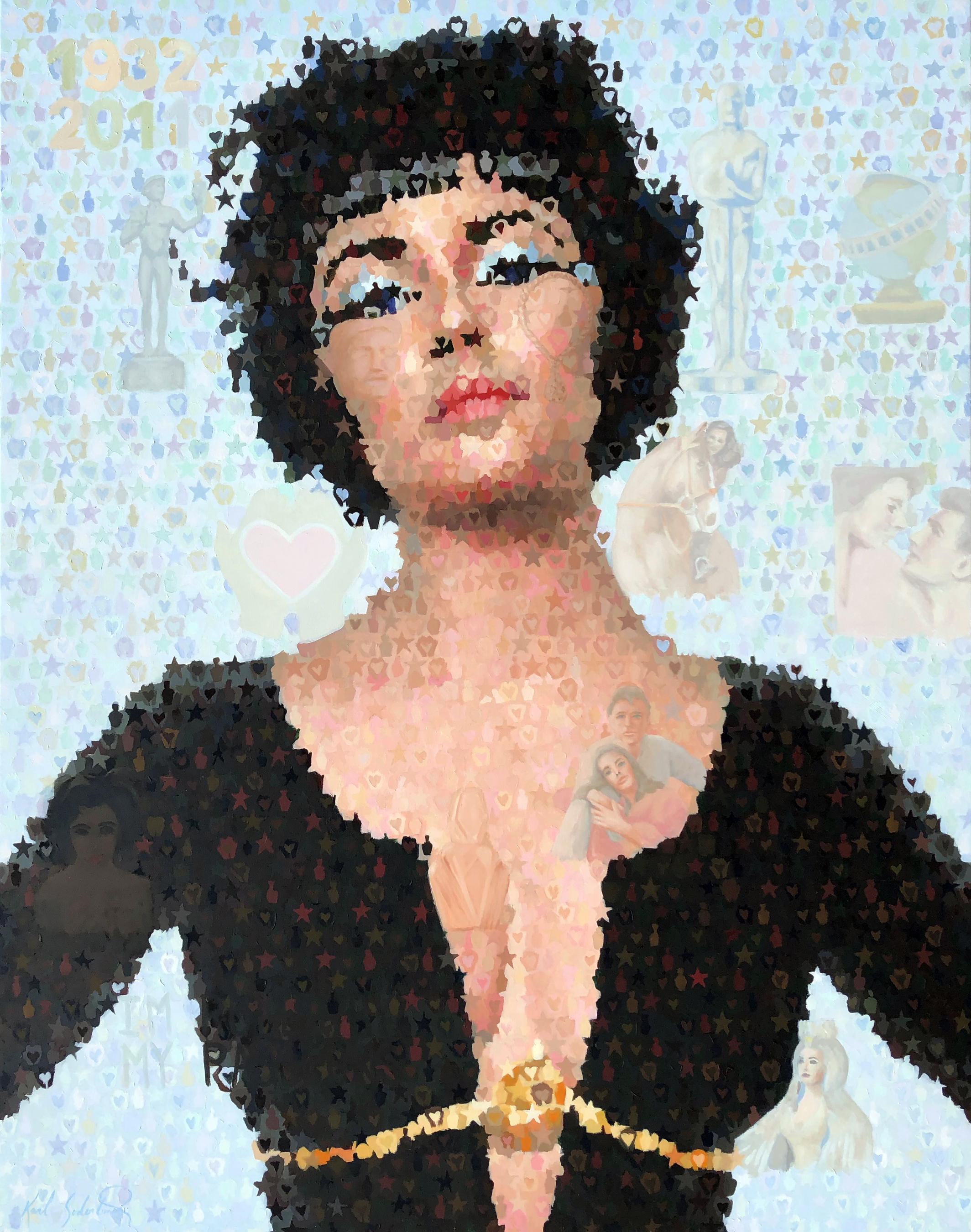 Elizabeth Taylor, 44" x 56"