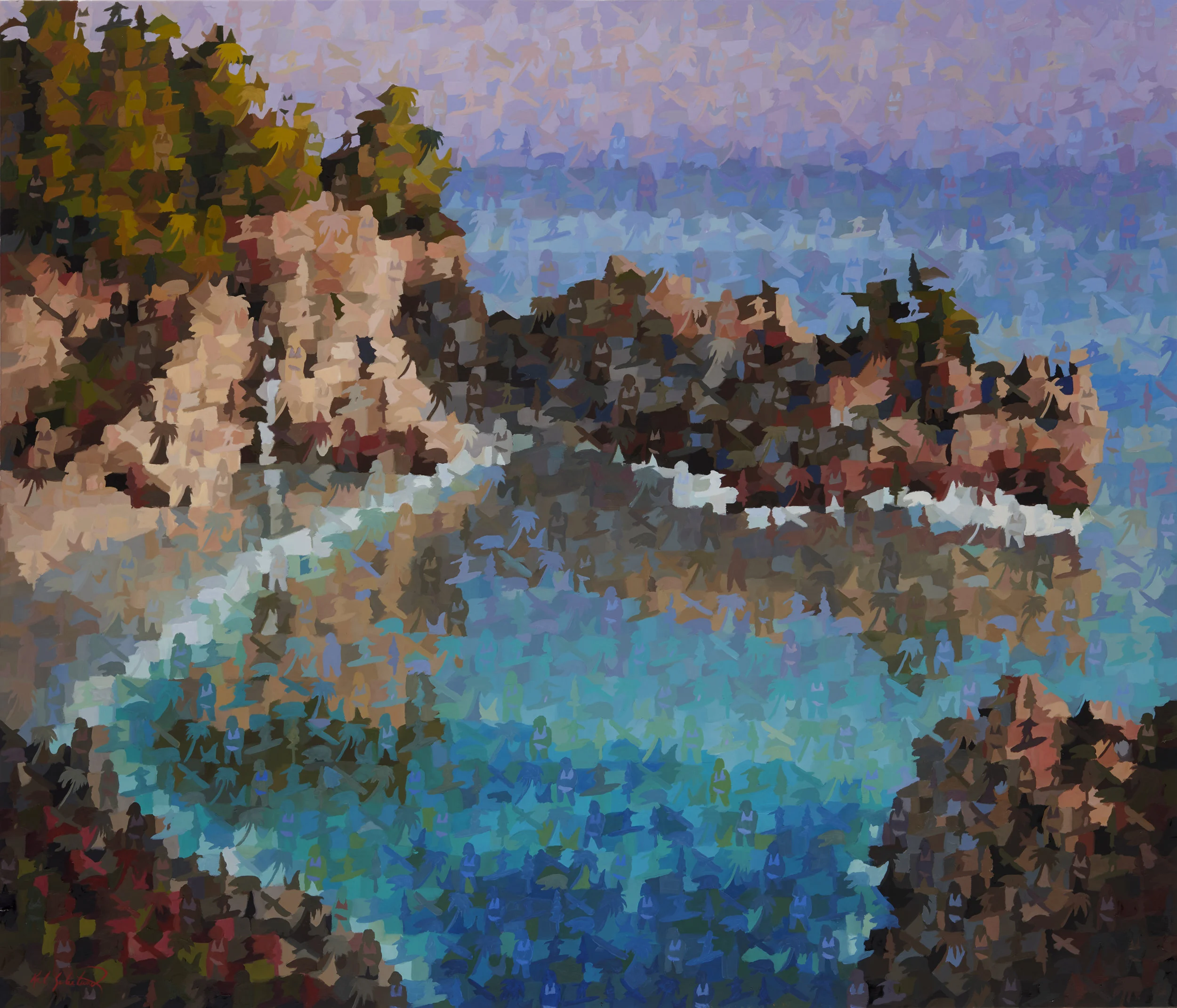 McWay Falls, 56" x 48"