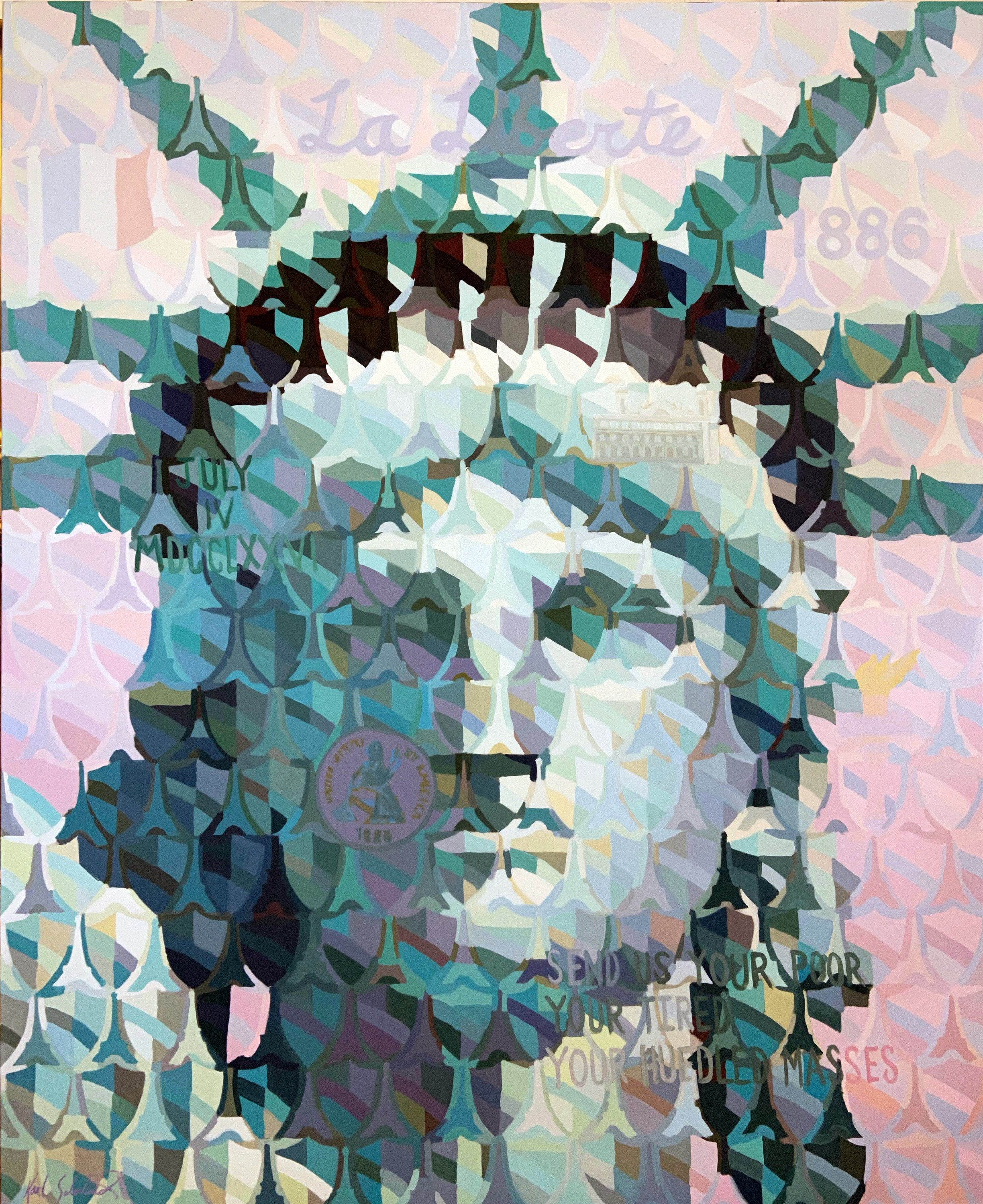 Lady Liberty, 64" x 52"