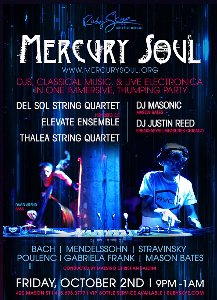 Mercury Soul with Thalea String Quartet at Ruby Skye
