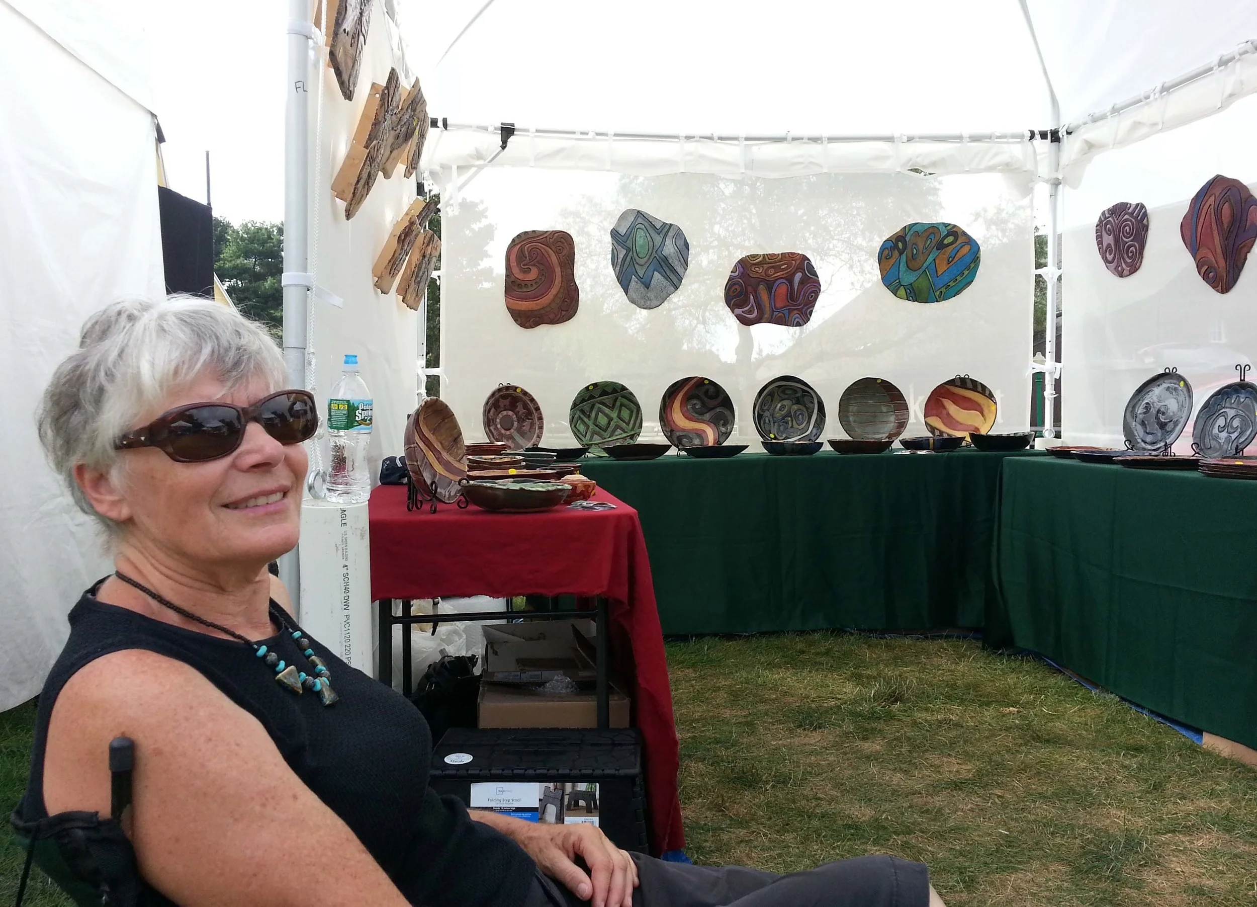 My booth at outdoor shows.