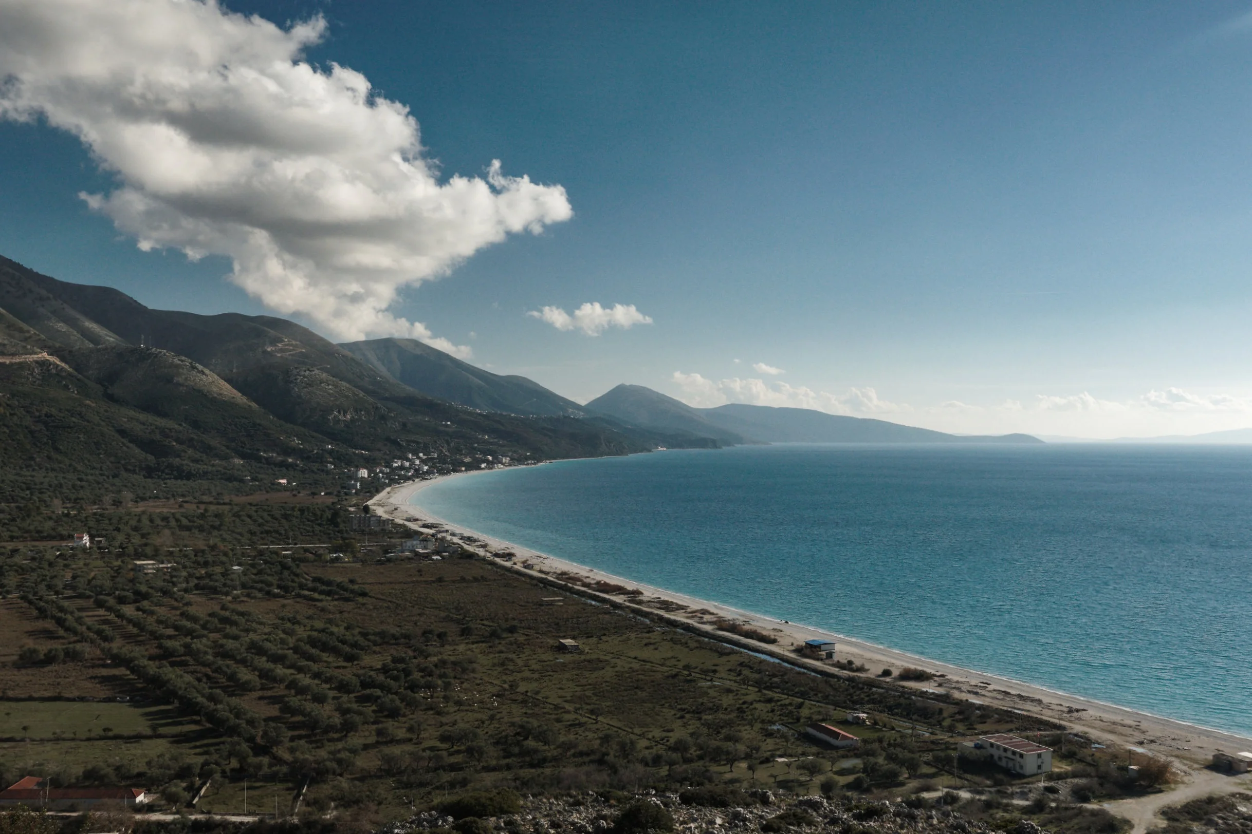 BLICK VON BORSH NACH SARANDA