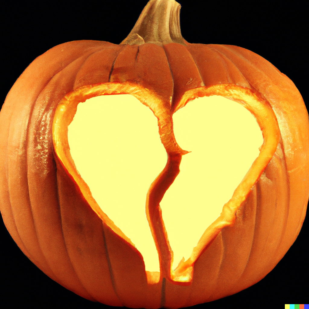 Anatomical Heart Pumpkin Carving