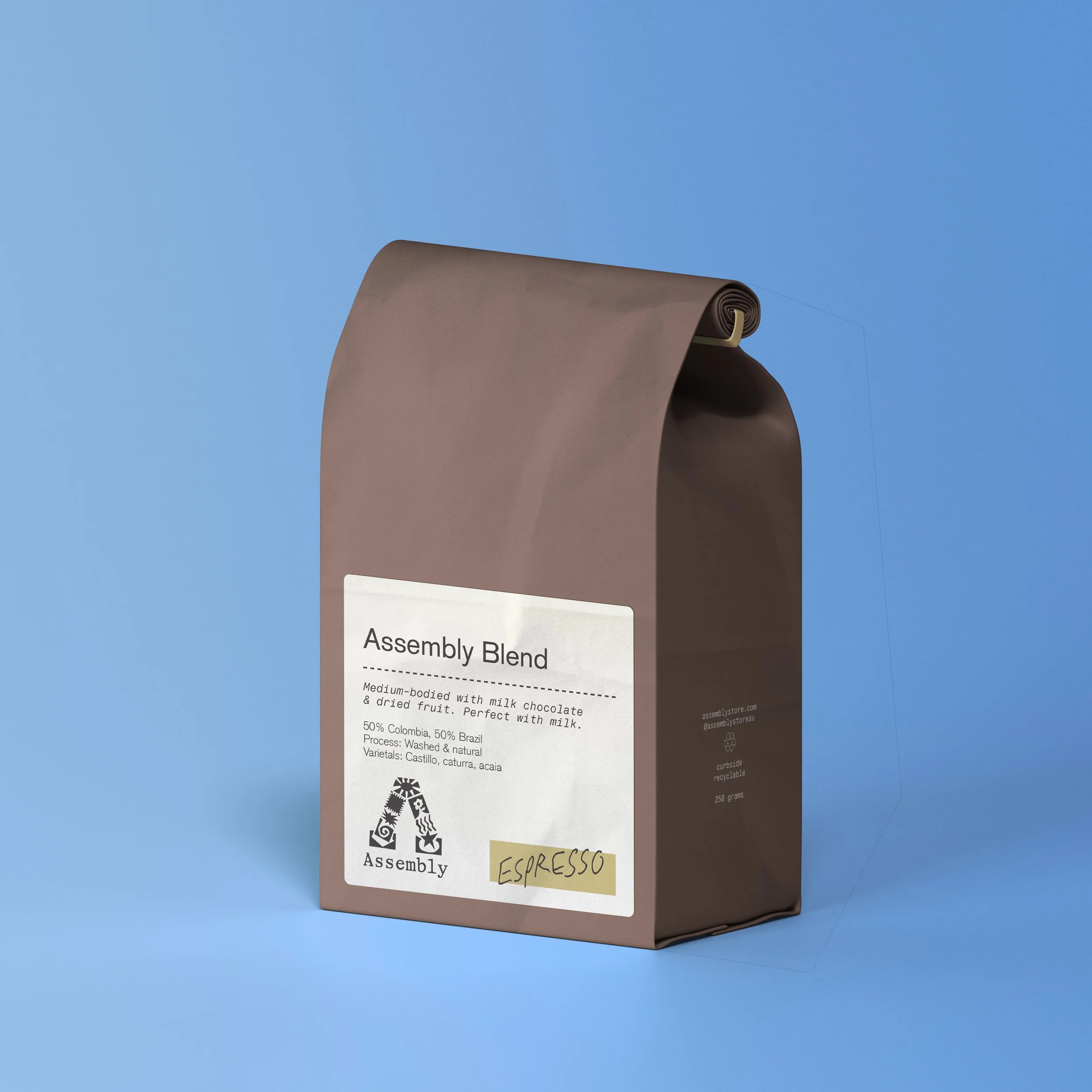 ASSEMBLY BLEND - COFFEE ROASTED FOR ESPRESSO