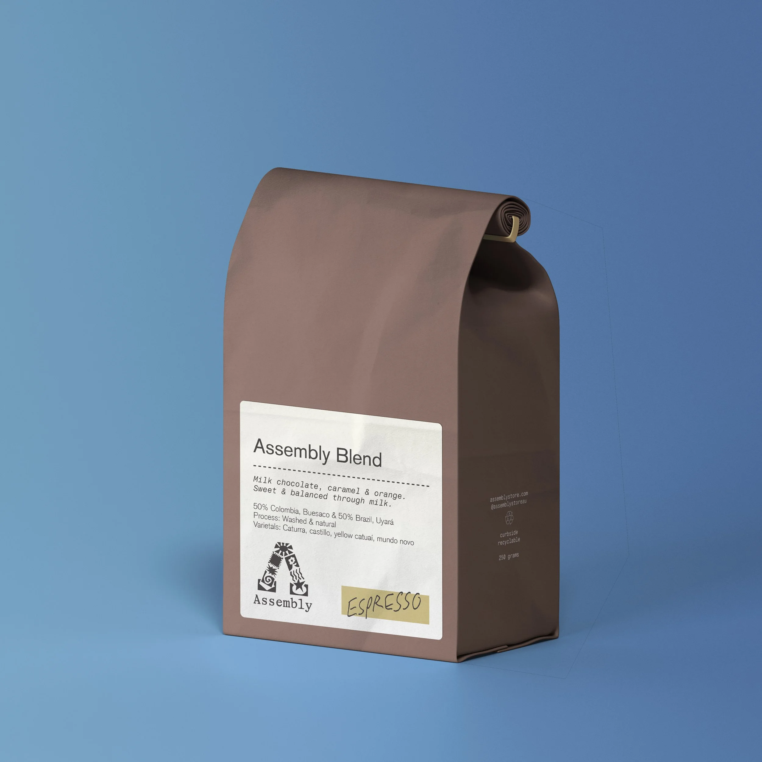 ASSEMBLY BLEND - COFFEE ROASTED FOR ESPRESSO