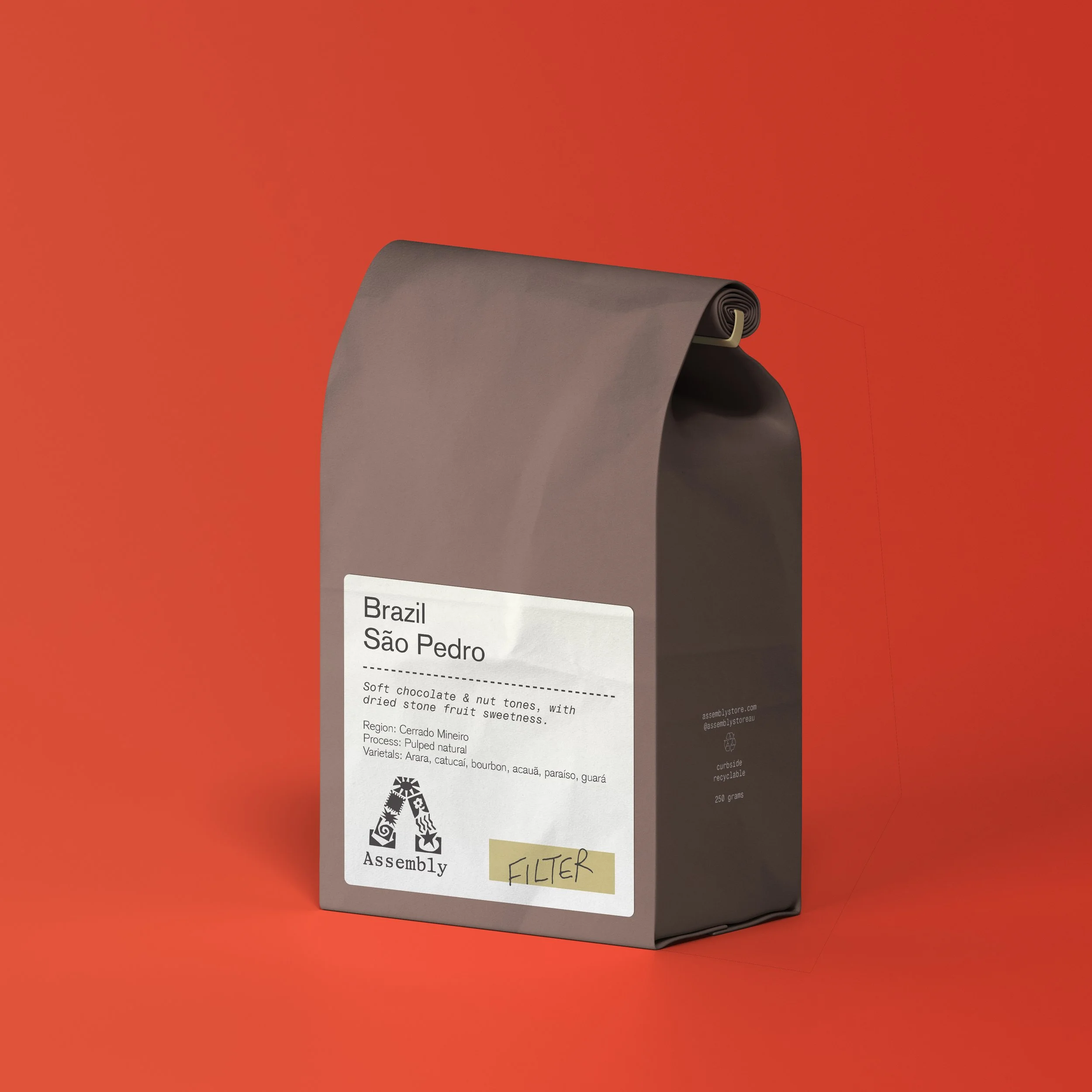 BRAZIL,  SÃO PEDRO DA CANASTRA - COFFEE ROASTED FOR FILTER
