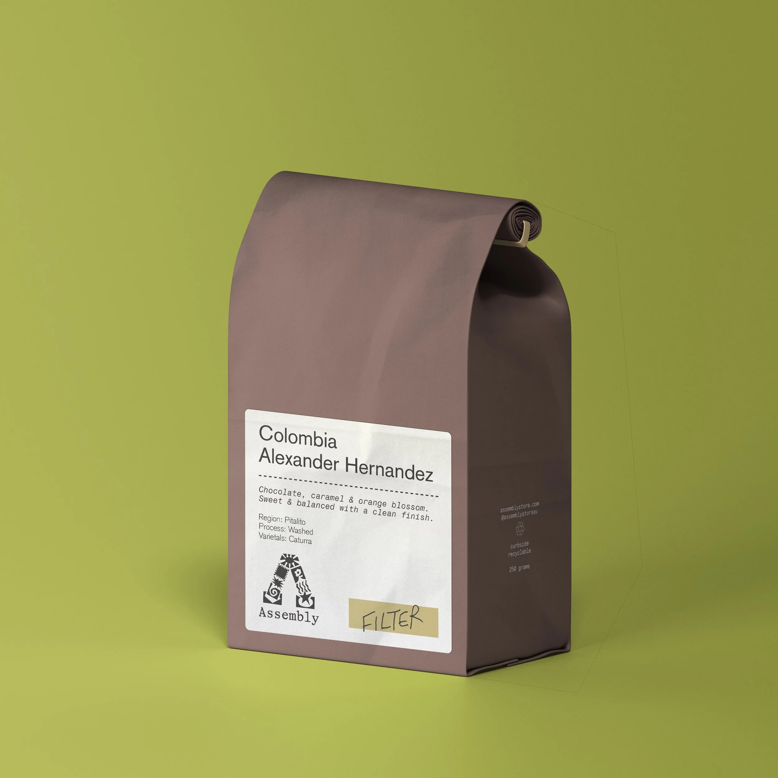 COLOMBIA, ALEXANDER HERNANDEZ - COFFEE ROASTED FOR FILTER