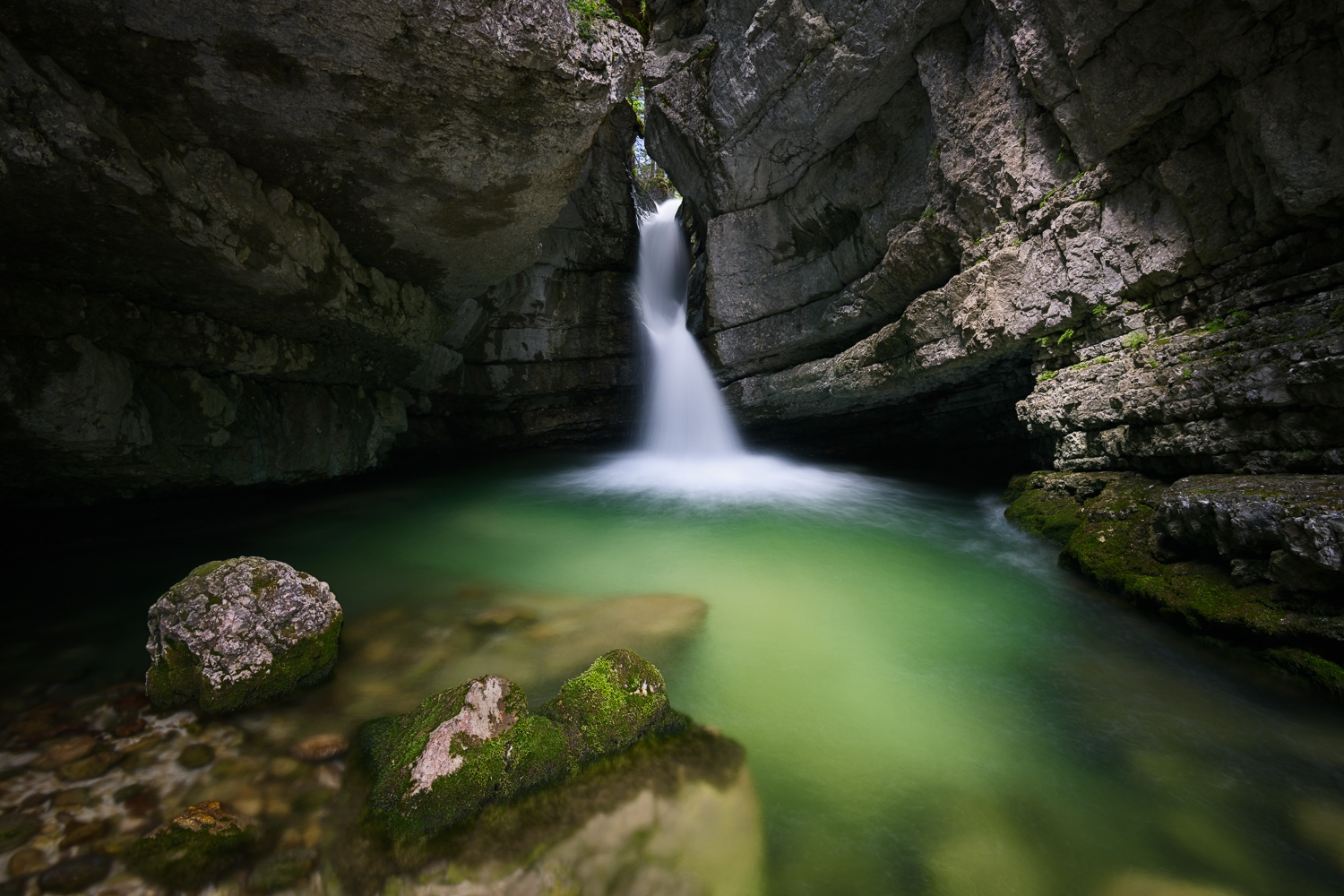 Torrente Boite Waterfall