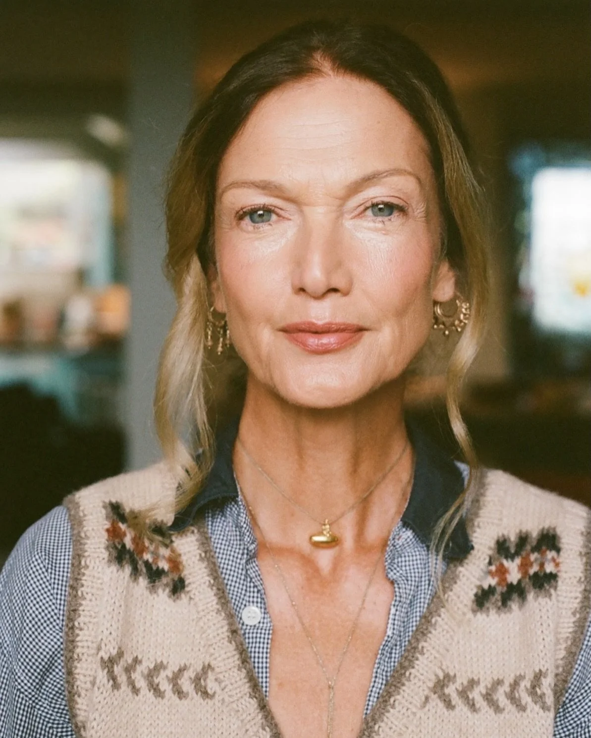 Gorgeous Rachel of @wilder.botanics 
Glowing pre shoot for @by_soren on a stormy September morning 💄 
I used the @faceatelier Ultra Pro foundations, which are extremely lightweight to create a dewy look, along with a custom mix of lipsticks for the 