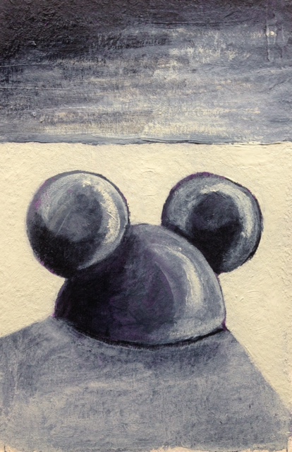 "Mickey in Black and White"    (sold)