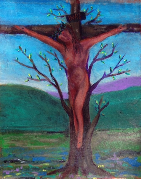 "Crucifixion of Jesus"   (sold)