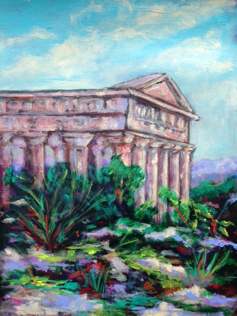 "Segesta Temple, Sicily"   (sold)