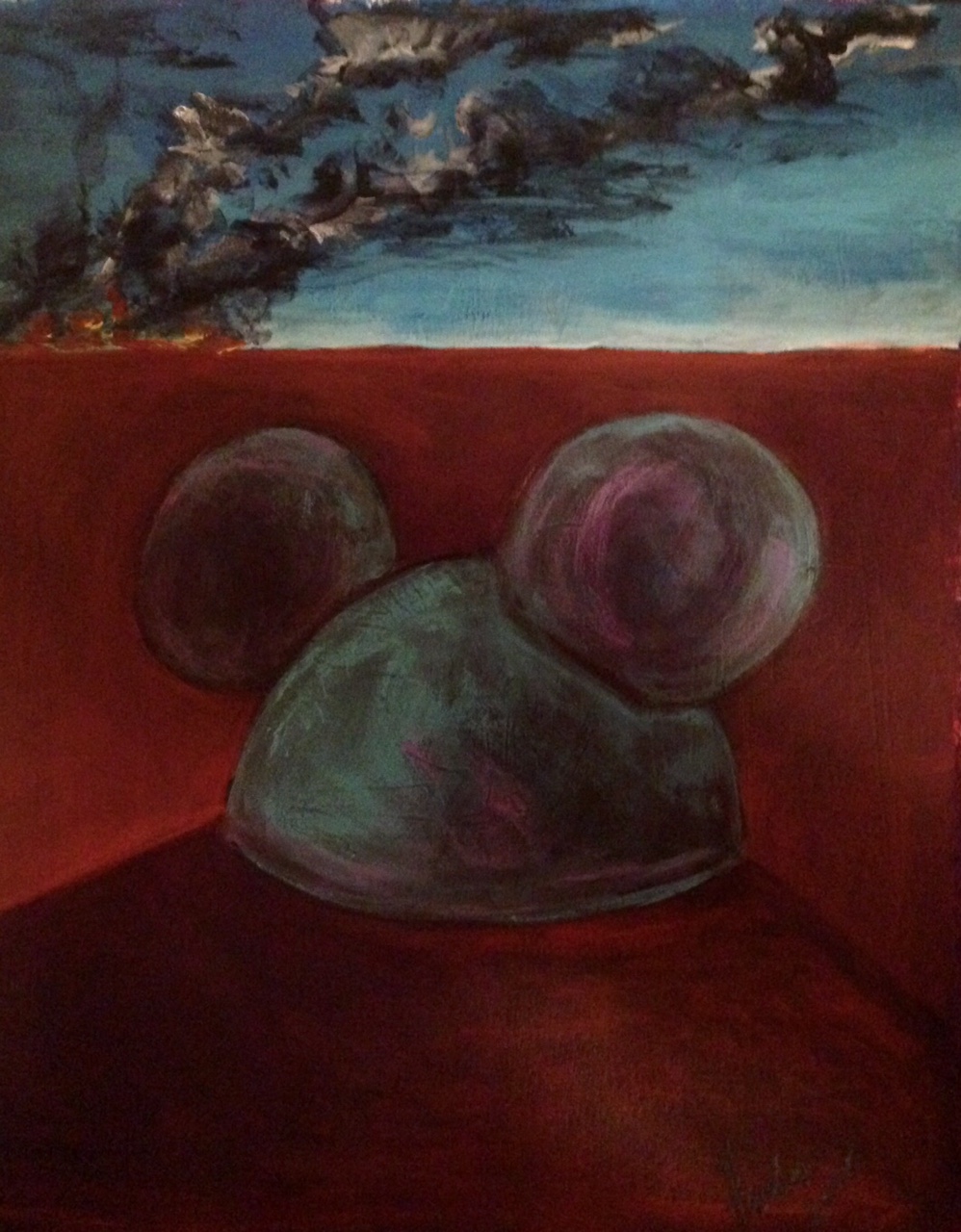 "Mickey After the Fire"   (sold)