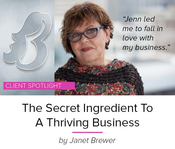 After 40 years as a solo-preneur, Janet was tired of the feast or famine lifestyle. This story reveals how discovering her unique value with Jenn Morgan helped her rekindle her passion to grow her business and create a consistent flow of clients for three years. Read the story here.