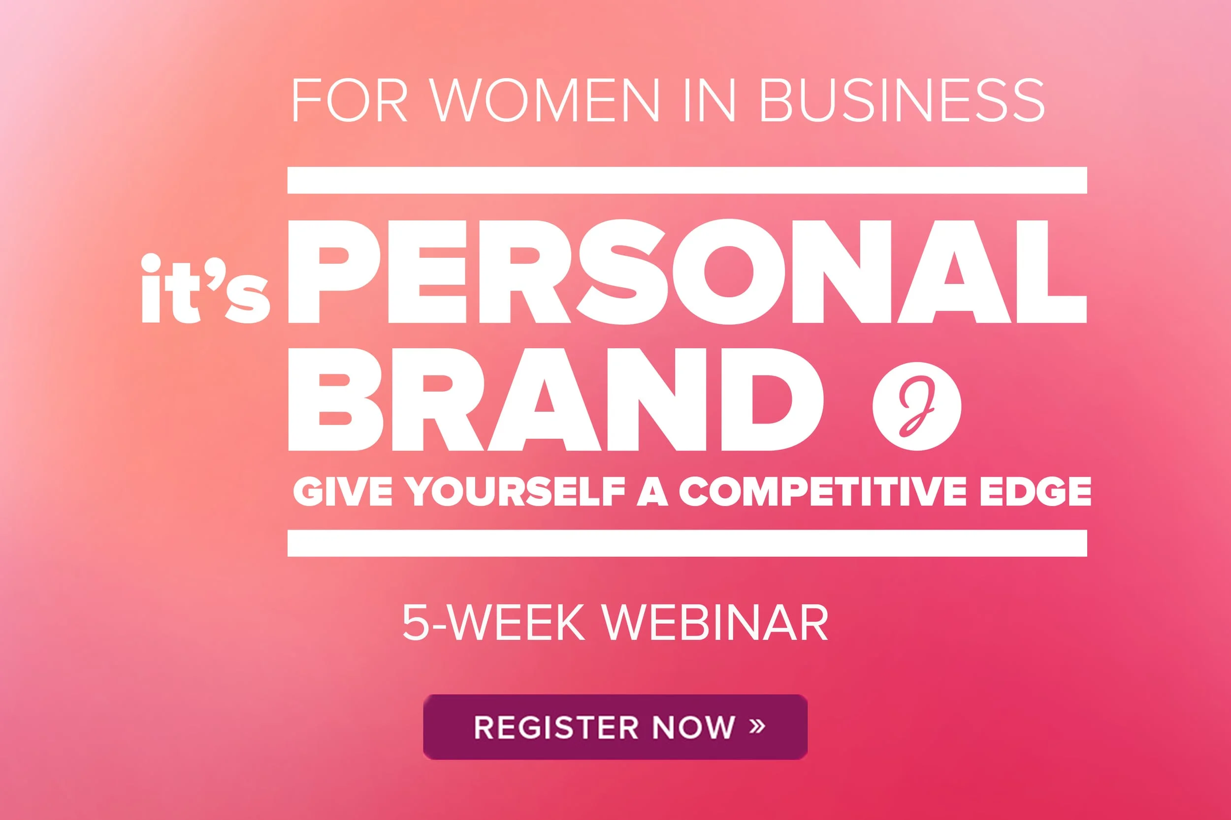 Struggle with authentic self promotion? This 5-week brand strategy webinar helps women feel good about becoming their own best brand manager. Learn more here.